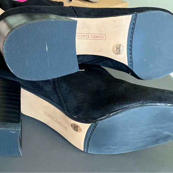 Over knee stretch suede boots - Picture 3 of 6